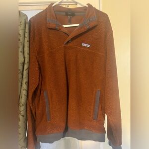 Patagonia pull over. In great condition. The color is a burnt orange.